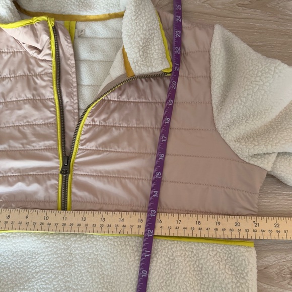 Faherty Large Cobble Hill Popover Fleece 1/4 Zip Cream - Picture 9 of 10